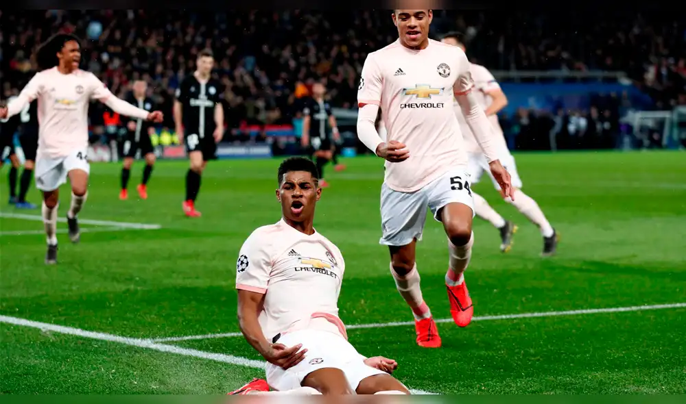 Manchester United derrotó 3-1 al PSG y clasifica a cuartos de final de Champions League [RESUMEN]