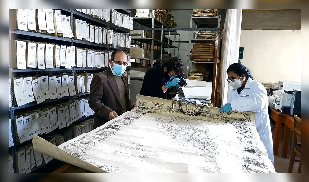 valor. El mapa del Perú dibujado en litografía en 1862. valor. El mapa del Perú dibujado en litografía en 1862.