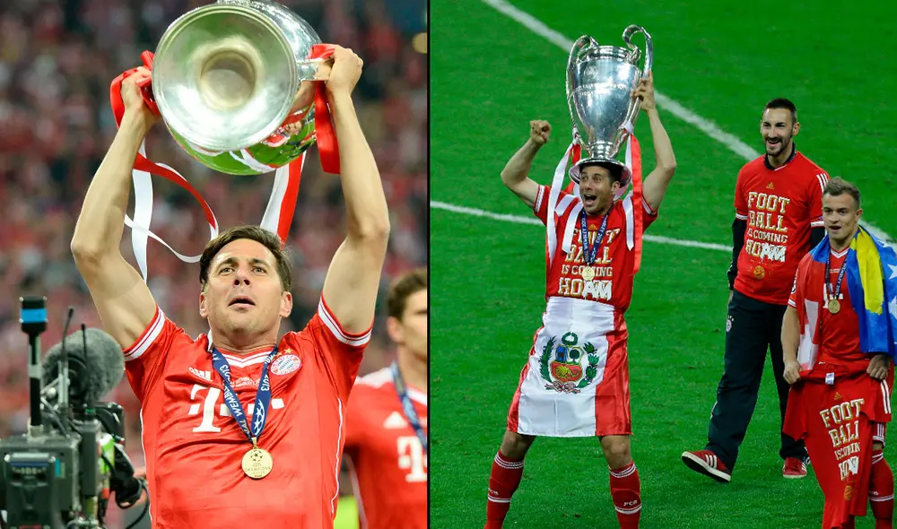 Claudio Pizarro conquistó la Champions League en la temporada 2013. Foto: EFE