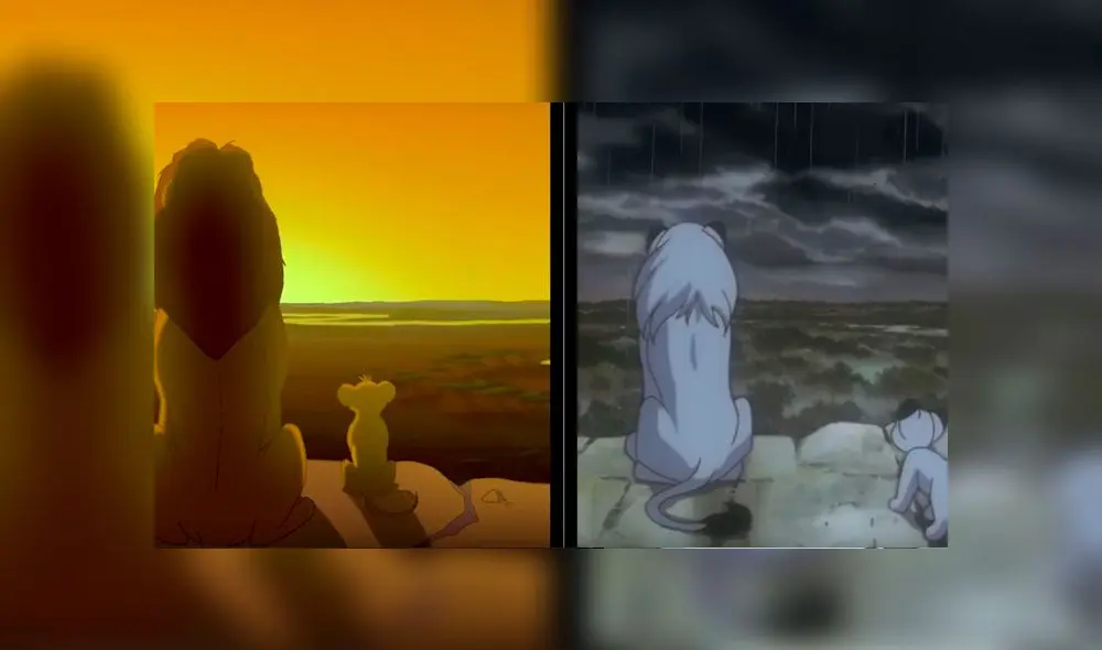 El Rey León se estrenó en 1994 y Kimba el León Blanco en 1950. Foto: YouTube.