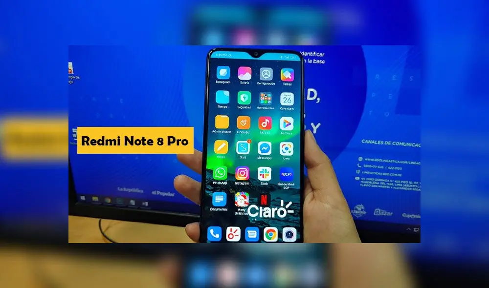 Xiaomi Redmi Note 8 Pro.