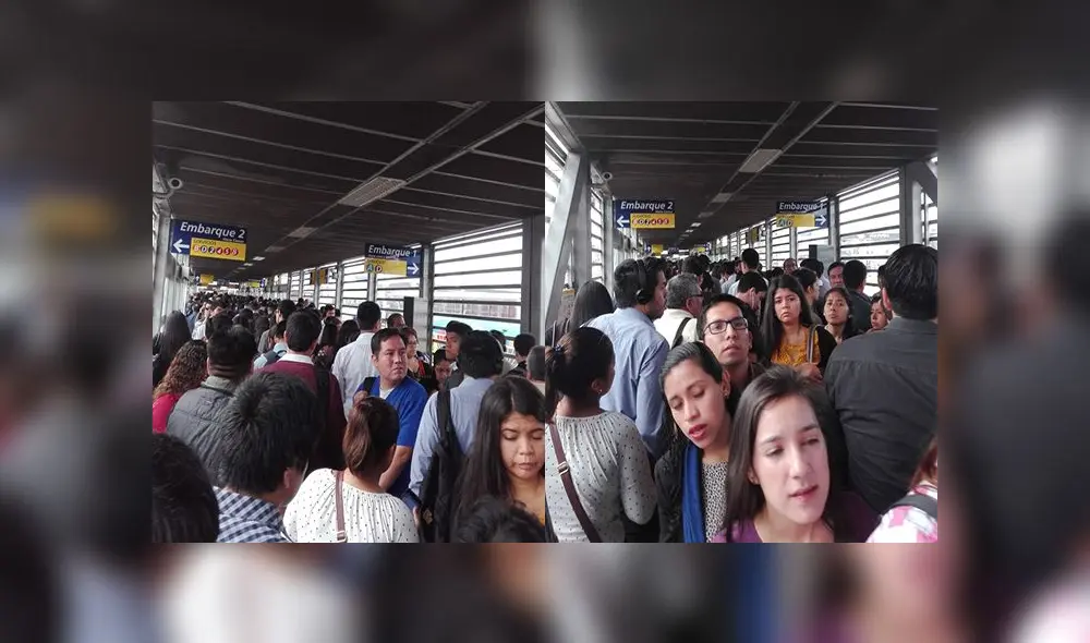 Metropolitano: largas colas se forman a diario dentro de estaciones 