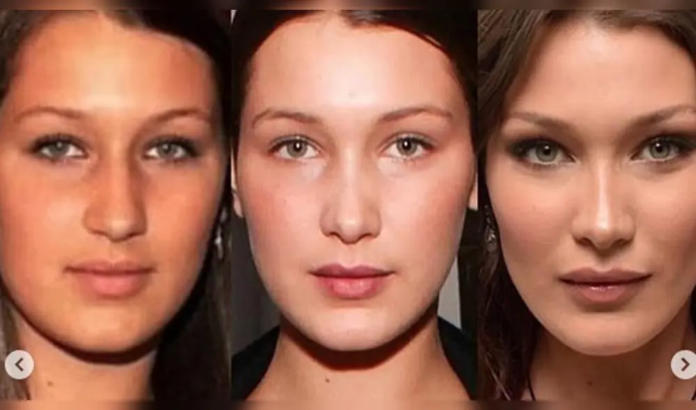 Antes y después de Bella Hadid: La transformación de “la mujer más bella" [FOTOS]