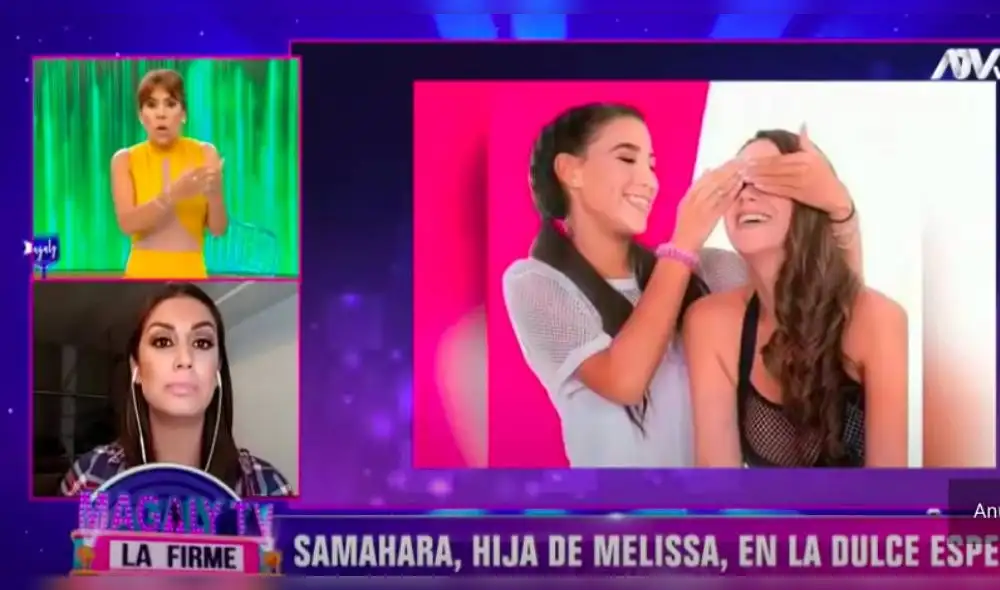 Karla Tarazona aseguró que Melissa Klug recibirá con los brazos abiertos a Samahara Lobatón, en el momento en que ella decida regresar a casa. (Foto: Captura)