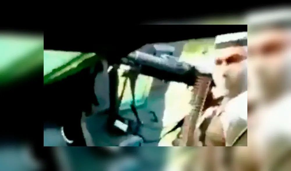 Este es el hombre que dispara con sangre fría a sus adversarios. Foto: Captura. Este es el hombre que dispara con sangre fría a sus adversarios. Foto: Captura.