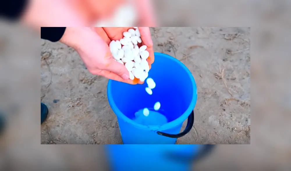 Desliza hacia la izquierda para ver el resultado del experimento que se viralizó en YouTube.