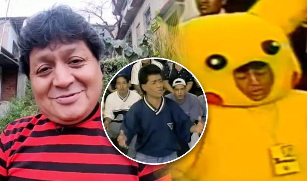 'Pompinchú' saltó a la fama como cómico ambulante tras ingresar a la televisión a finales de los 90. Foto: composición La República/captura Reporte Semanal/@Jhoeb9/Twitter