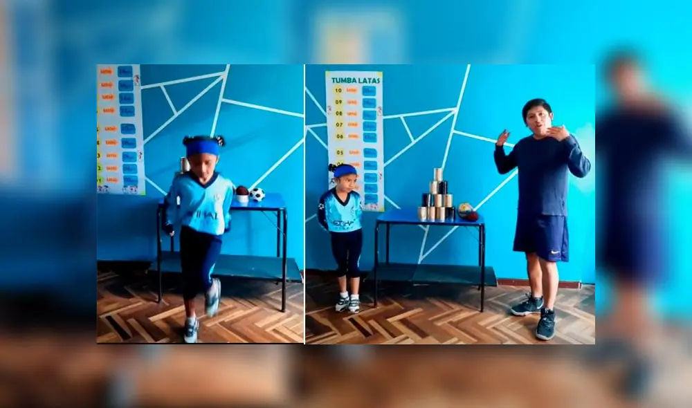 El docente de educación física Jonathan Macedo ha acondicionado un ambiente de su casa para grabar sus sesiones de clase. El docente de educación física Jonathan Macedo ha acondicionado un ambiente de su casa para grabar sus sesiones de clase.