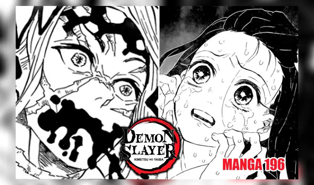 Kimetsu no Yaiba  manga 196. Créditos: composición
