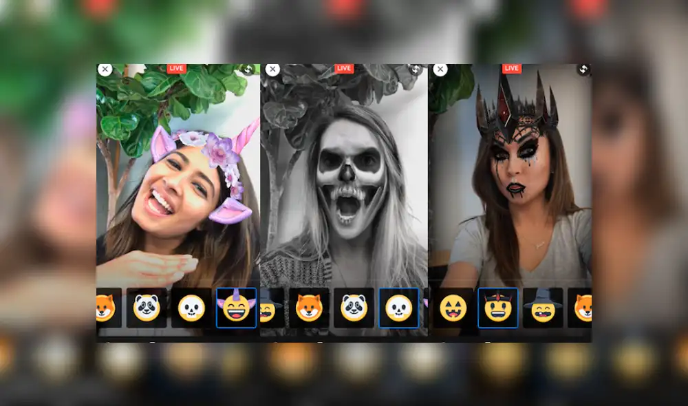 Facebook lanza terroríficos filtros por Halloween Facebook lanza terroríficos filtros por Halloween