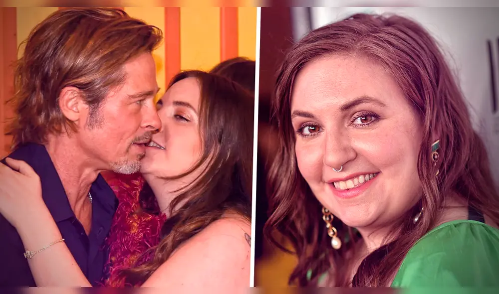 Brad Pitt Lena Dunham rompe su silencio sobre el beso que robó al exesposo de Angelina Jolie Brad Pitt Lena Dunham rompe su silencio sobre el beso que robó al exesposo de Angelina Jolie