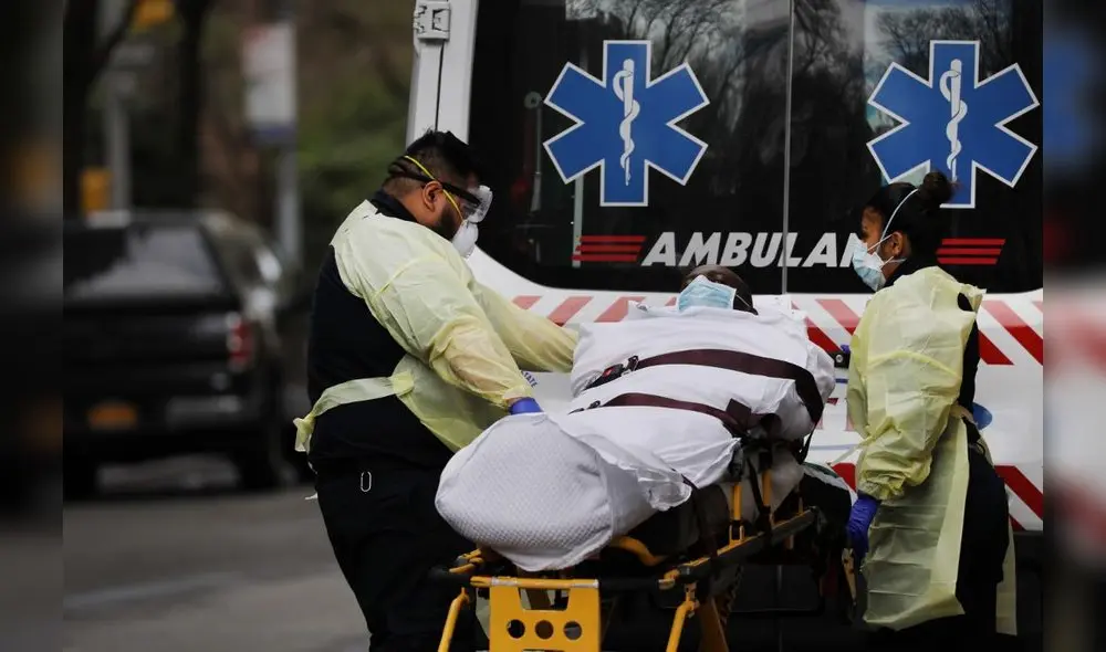 EE. UU. registra más de 300.000 casos de coronavirus y unos 8.000 muertos. Foto: AFP.