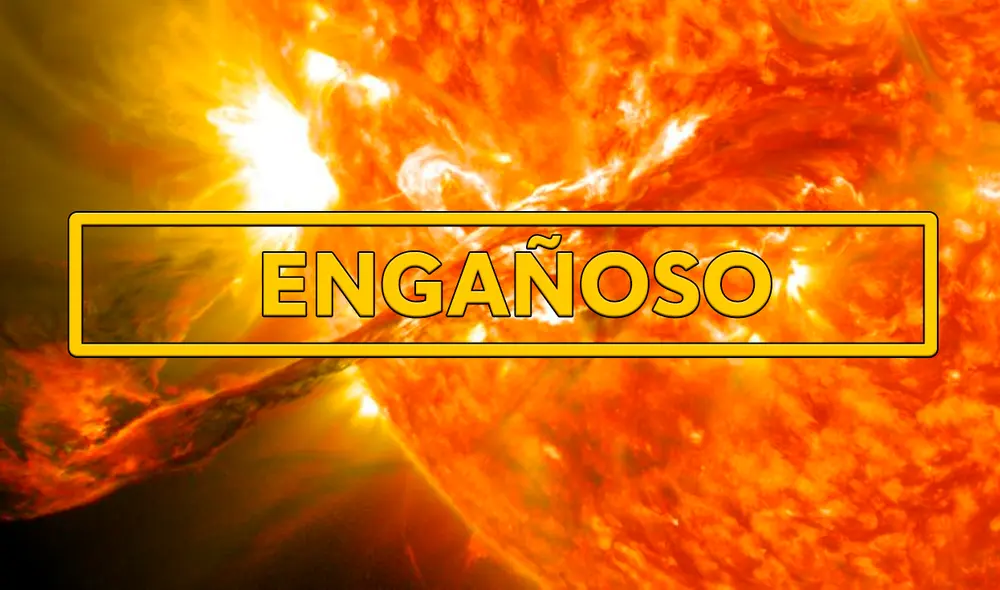 No, el crecimiento desmedido de la mancha solar no ocurrió recientemente. Foto: composición LR/ NASA Goddard Space Flight Center