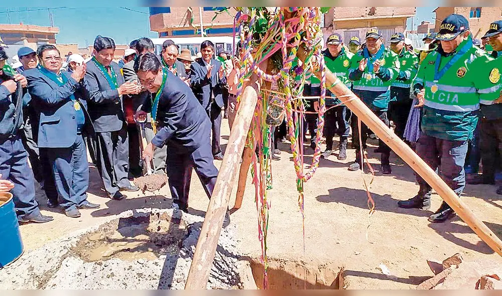 Ampliación. Se construirán más ambientes para el puesto.