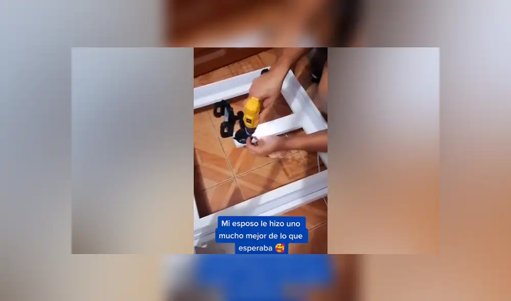 Desliza las imágenes para el increíble ‘aro’ que hizo este padre para que su hija haga videos en TikTok. Foto: Jogazo/TikTok Desliza las imágenes para el increíble ‘aro’ que hizo este padre para que su hija haga videos en TikTok. Foto: Jogazo/TikTok