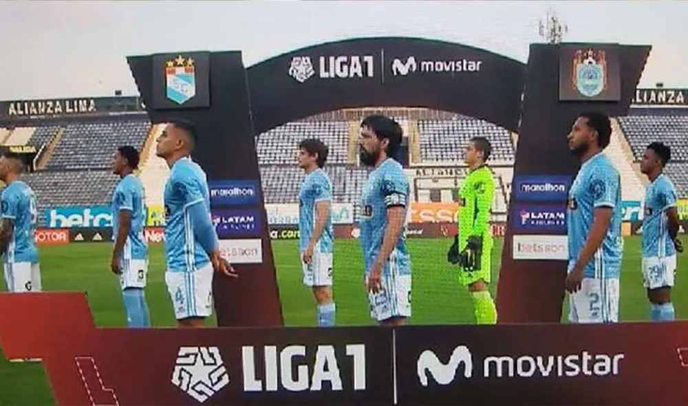 El plantel rimense se expresó así ante la coyuntura social y política del país. Foto: captura de video/Gol Perú El plantel rimense se expresó así ante la coyuntura social y política del país. Foto: captura de video/Gol Perú