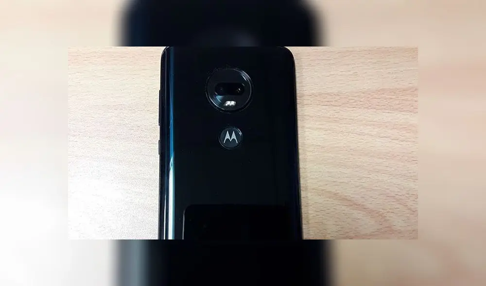 Trasera del Motorola Moto G7 Plus. Trasera del Motorola Moto G7 Plus.