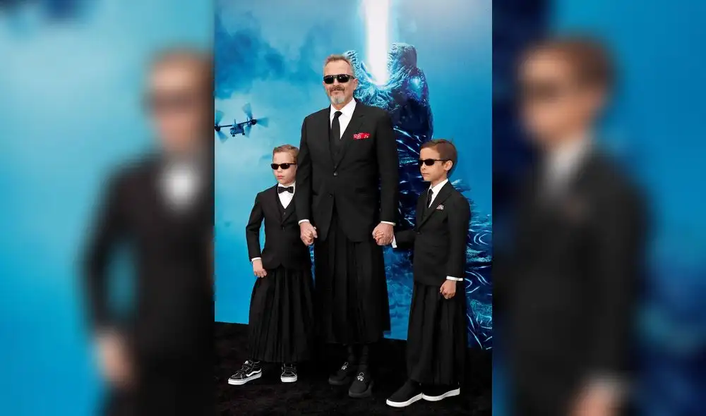 Expareja de Miguel Bosé furioso por la exposición de sus hijos en alfombra roja de Godzilla [FOTOS]