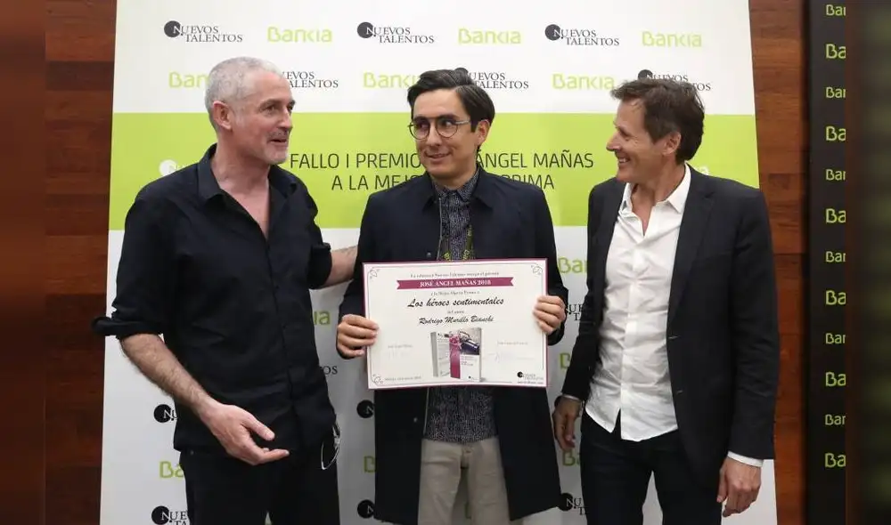Escritor peruano Rodrigo Murillo gana premio José Ángel Mañas 