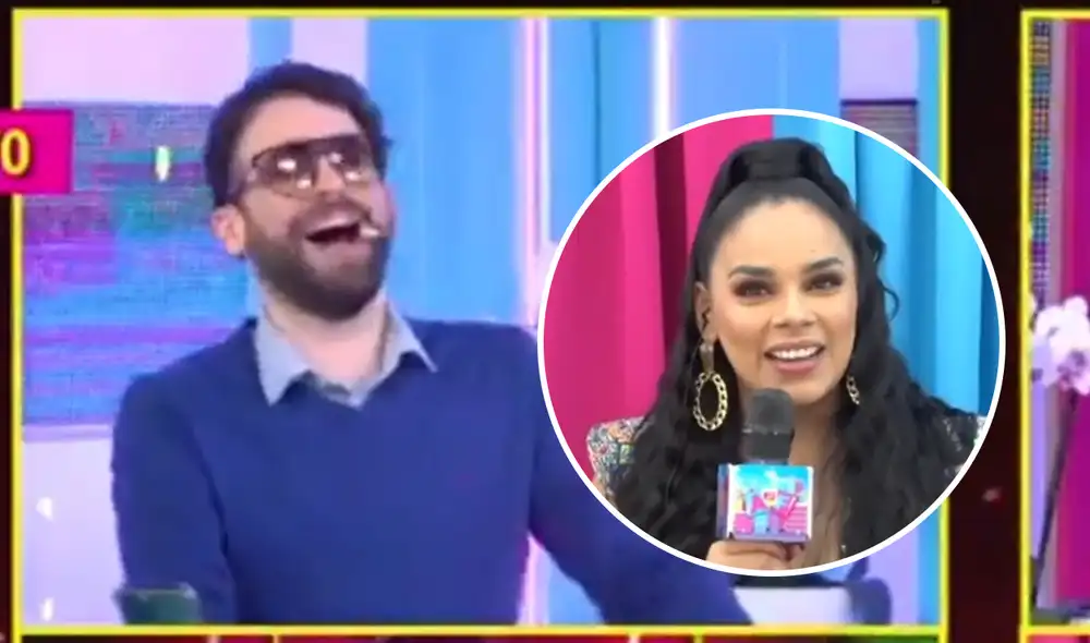 Giuliana Rengifo fue de invitada a "Amor y fuego" luego de ser eliminada en "El gran show". Foto: composición LR/ captura/ Willax. Giuliana Rengifo fue de invitada a "Amor y fuego" luego de ser eliminada en "El gran show". Foto: composición LR/ captura/ Willax.