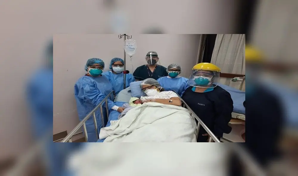Madres recibieron a sus bebés en medio de una pandemia. Foto: Minsa Madres recibieron a sus bebés en medio de una pandemia. Foto: Minsa