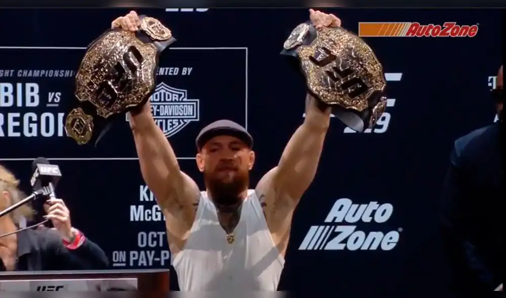 UFC 229: Conor McGregor llega tarde a conferencia de prensa y Khabib se retira [VIDEO]