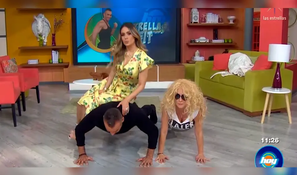 Galilea Montijo detuvo programa en vivo al protagonizar hilarante caída [VIDEO]