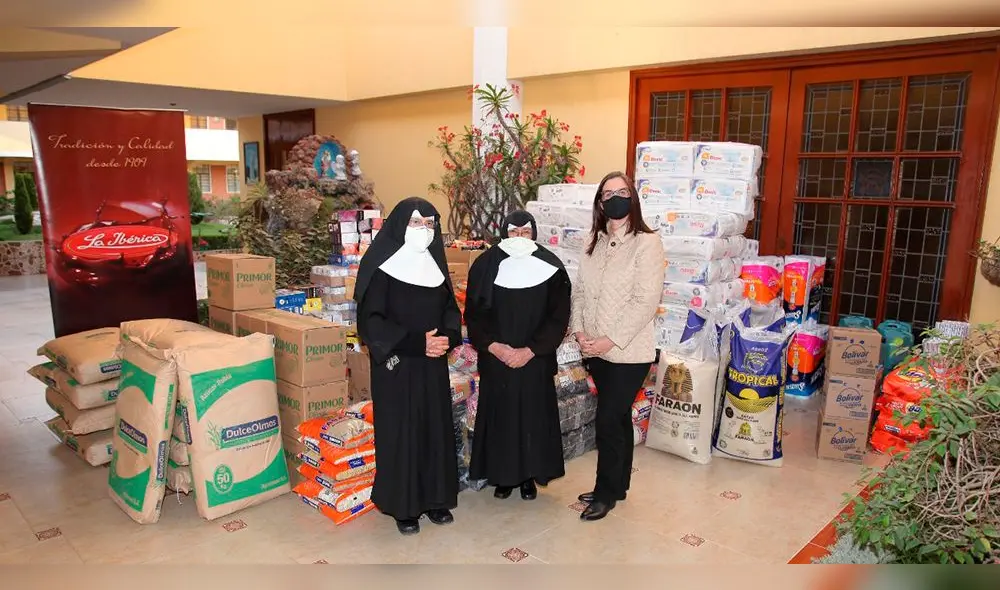 Empresa hizo donación para el asilo Lira en Arequipa. Foto: La Iberíca.