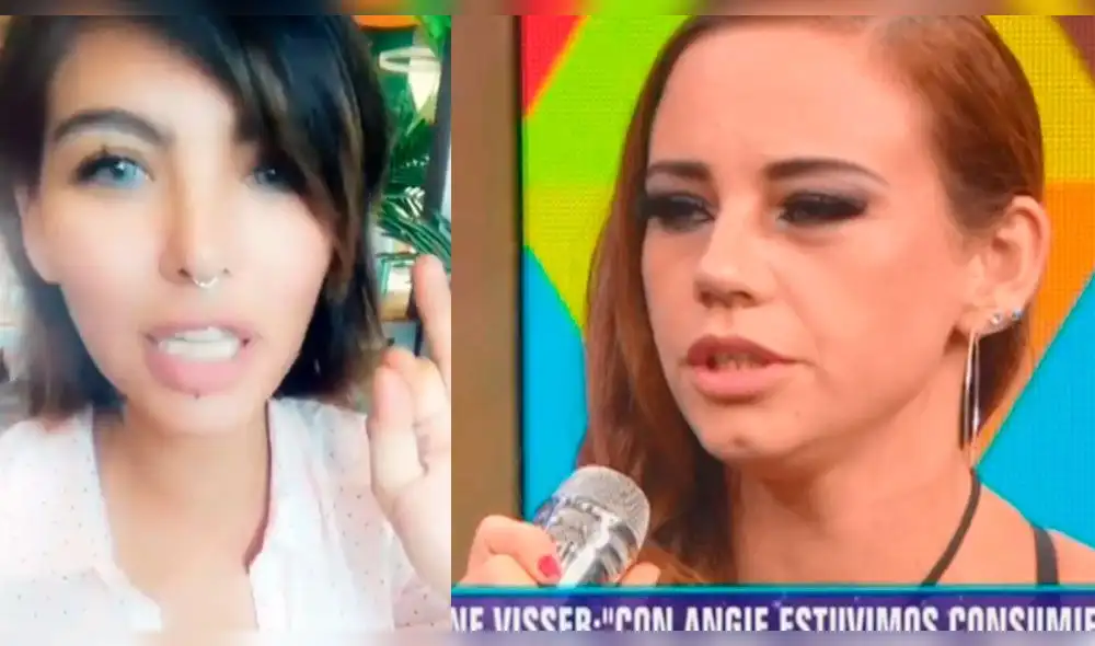 Angie Jibaja desmiente a Caroline Visser sobre consumo de drogas [FOTOS] 