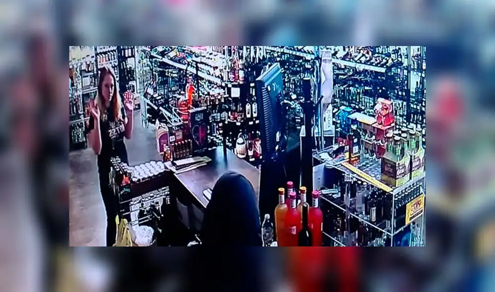 YouTube: ingresó a robar a licorería, estaba listo para escapar, y terminó baleado [VIDEO]