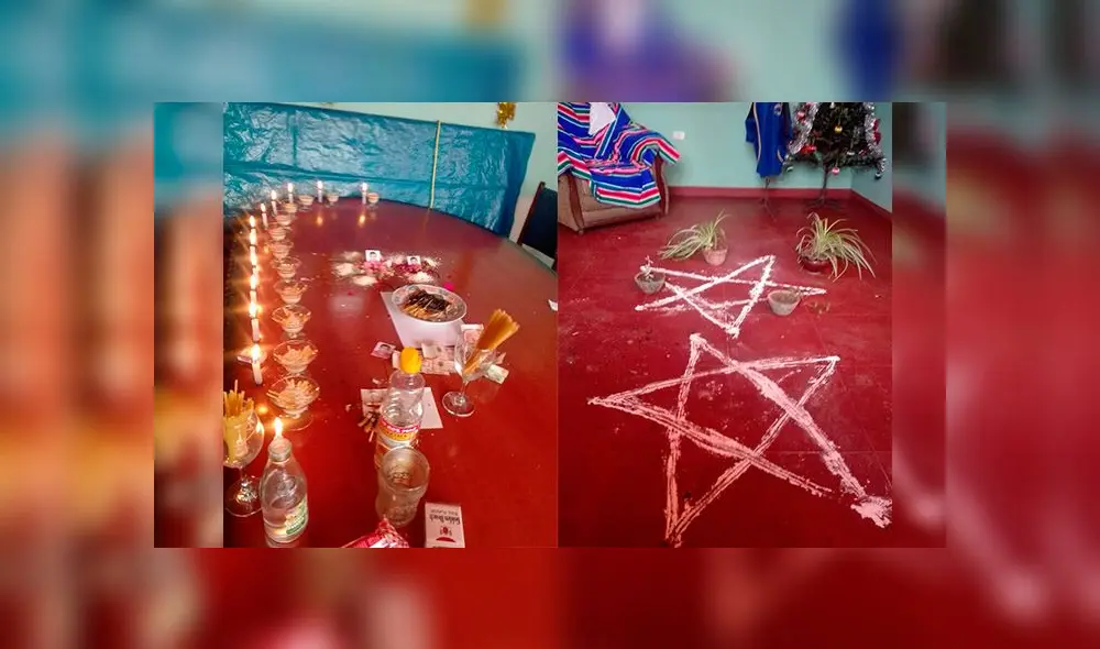 Cuando la policía lo detuvo, el chamán tenía todo preparado para realizar un ritual. Cuando la policía lo detuvo, el chamán tenía todo preparado para realizar un ritual.