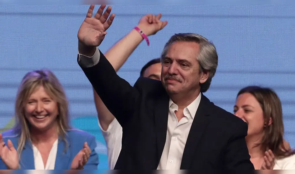 El presidente electo Alberto Fernández envió un saludo al joven de Moreno que fue tildado de 'choro'. Foto: AFP.