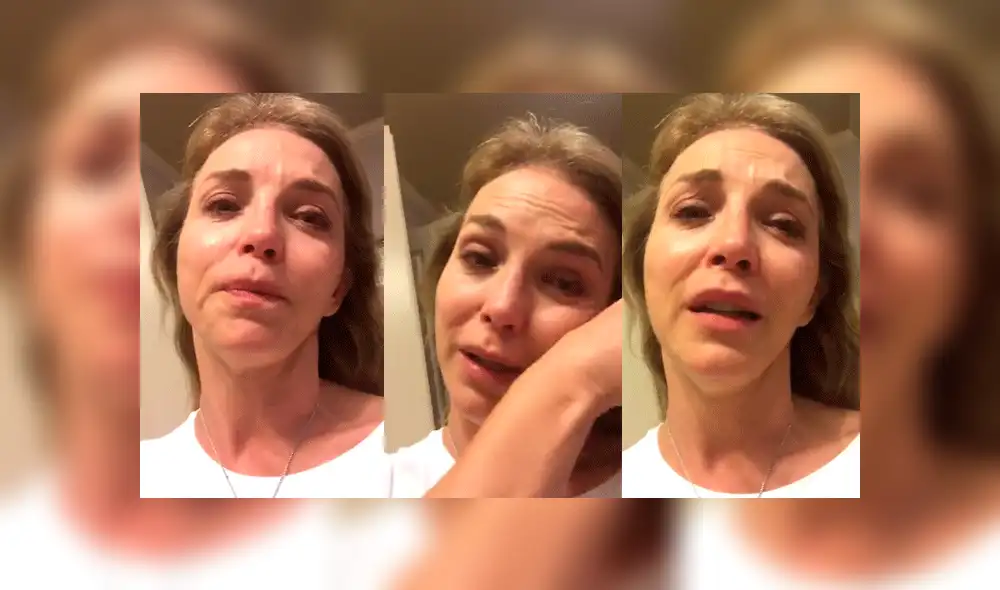 En Facebook live, actriz Laura Flores rompe en llanto al despedirse de su hija [VIDEO]