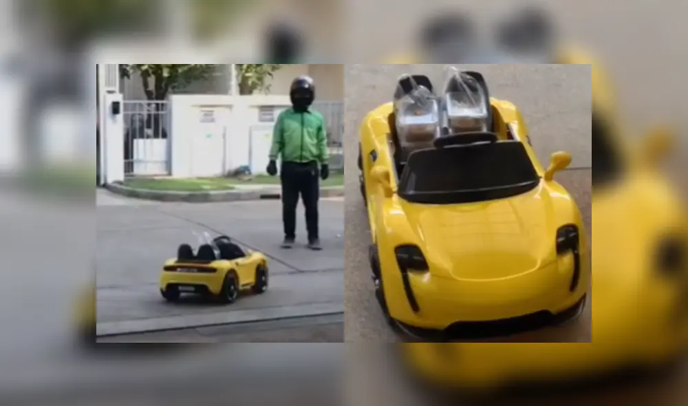 Desliza a la izquierda para ver más fotografías del peculiar recibimiento de un pedido de comida. (Foto: captura)