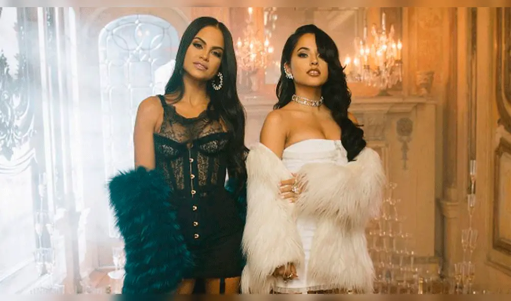 Natti Natasha y Becky G emocionan a fans con sensual baile detrás del escenario [VIDEO]