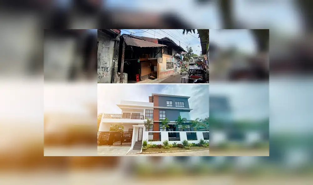 En Facebook, un joven fue adoptado por una humilde familia y 25 años después los quiso recompensar con una casa.