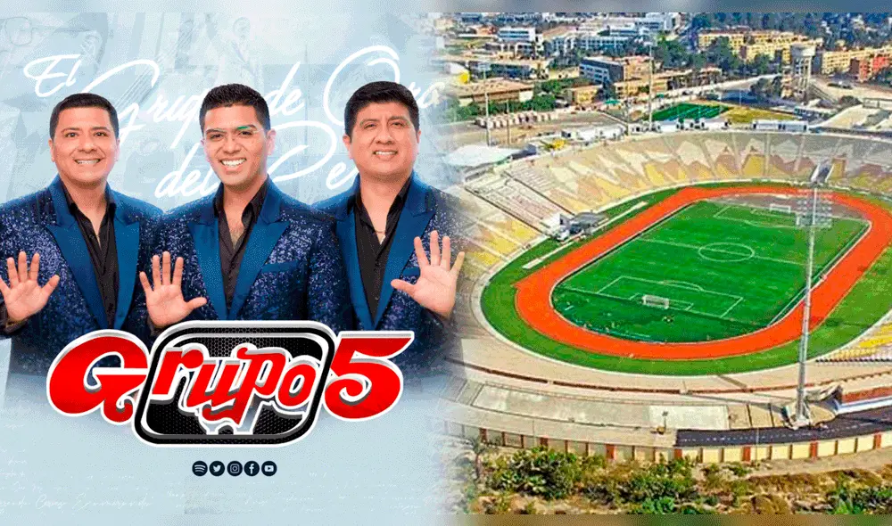 Grupo 5 tendrá otra fecha en el estadio San Marcos. Foto: composición LR/Facebook/Grupo 5/Lima 2019 Grupo 5 tendrá otra fecha en el estadio San Marcos. Foto: composición LR/Facebook/Grupo 5/Lima 2019