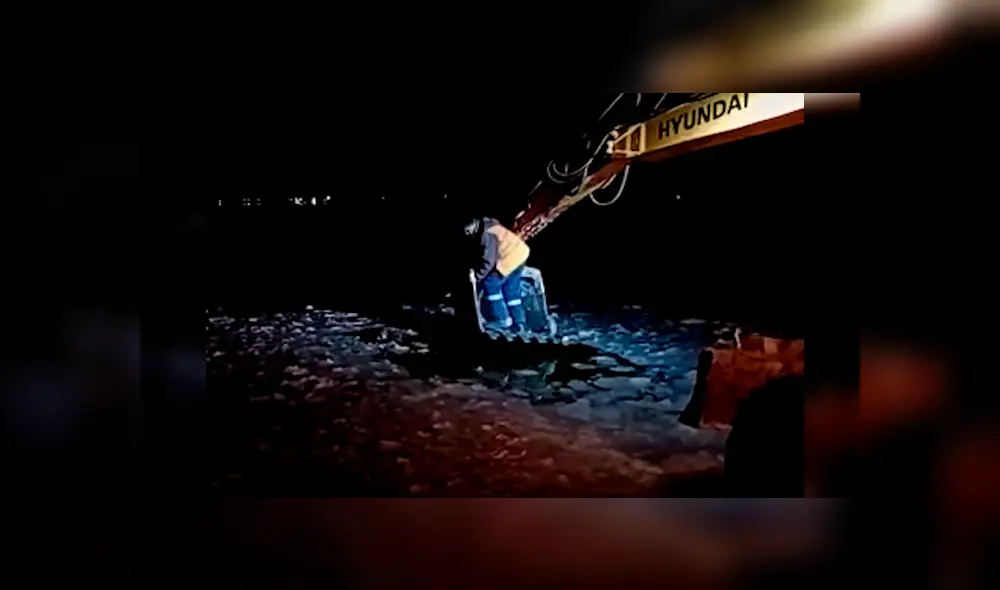 Video es viral en YouTube. Trabajadores dejaron sus actividades a mitad de la noche para auxiliar a un can que ladraba atascado en aguas congeladas Video es viral en YouTube. Trabajadores dejaron sus actividades a mitad de la noche para auxiliar a un can que ladraba atascado en aguas congeladas