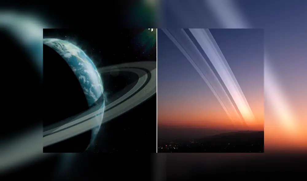 Vía Facebook. Descubre qué sucedería si la Tierra estuviera rodeado por anillos. Vía Facebook. Descubre qué sucedería si la Tierra estuviera rodeado por anillos.