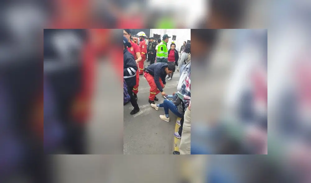 Choque de dos unidades de transporte público en las esquina de los jirones Vigil y California, en el Callao. (Foto: La República) Choque de dos unidades de transporte público en las esquina de los jirones Vigil y California, en el Callao. (Foto: La República)