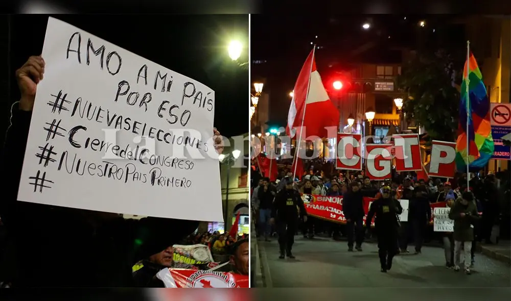 Arequipa, Tacna y Cusco se suman a la marcha nacional ¡Que se vayan todos! Arequipa, Tacna y Cusco se suman a la marcha nacional ¡Que se vayan todos!