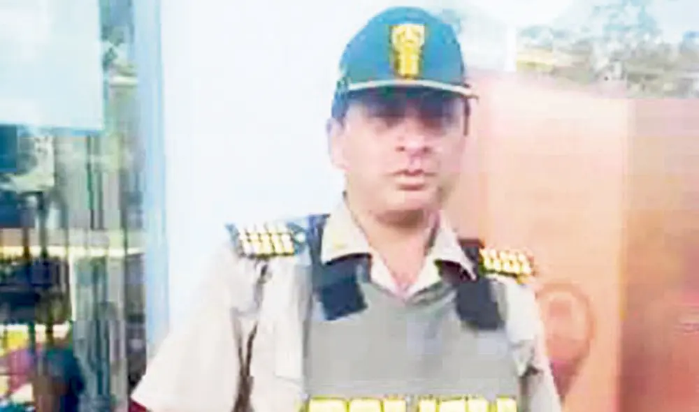 El autor. Suboficial Superior PNP José Hoyos Agip. Foto: difusión El autor. Suboficial Superior PNP José Hoyos Agip. Foto: difusión