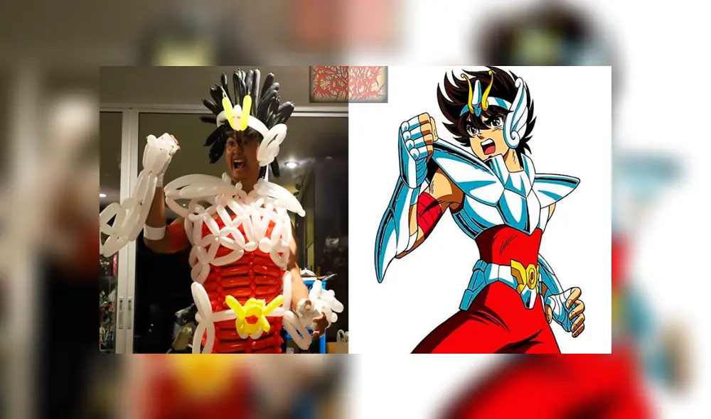 Facebook: El hilarante cosplay 'fail' de Saint Seiya realizado por joven asiático [FOTOS]