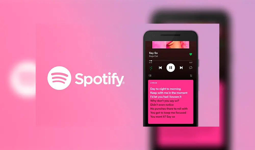 Las letras de canciones están llegando a Spotify.
