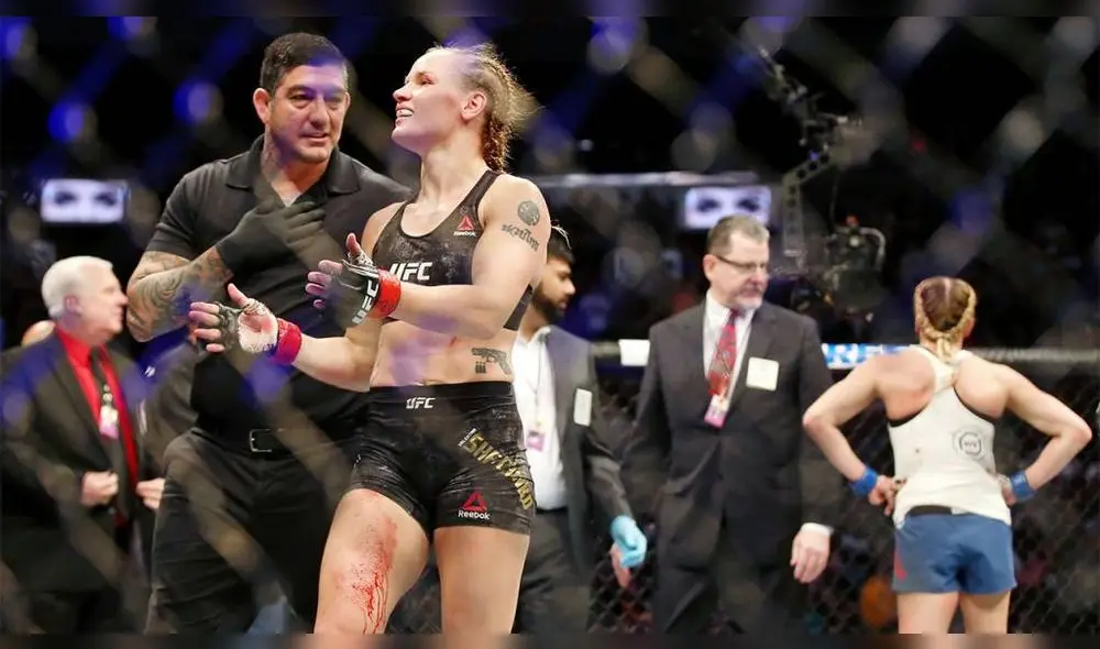 Valentina Shevchenko ganó por nocaut técnico luego de tres rondas. Foto: UFC. Valentina Shevchenko ganó por nocaut técnico luego de tres rondas. Foto: UFC.