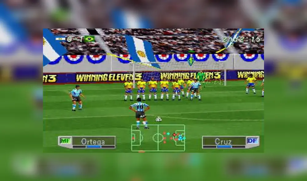 Desliza para ver detalles de este secreto de Winning Eleven 3 que pocos conocen. Foto: Captura. Desliza para ver detalles de este secreto de Winning Eleven 3 que pocos conocen. Foto: Captura.