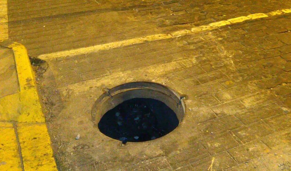 Buzón podría provocar un terrible accidente.