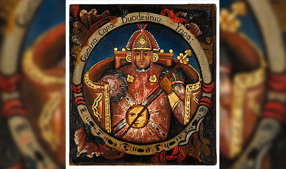 La primera víctima. Ilustración del inca Huayna Cápac.