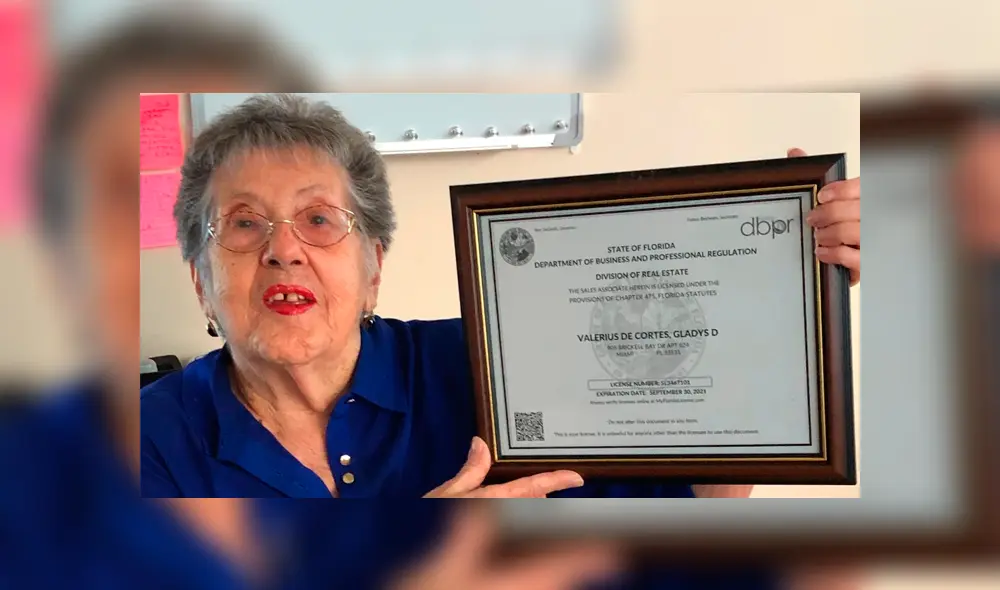 Gladys Valerius no se amilanó ante las adversidades y se convirtió en una exitosa corredora de bienes raíces. Foto: Facebook