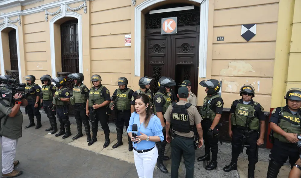 Allanamiento puede durar hasta 48 horas. Foto: La República. Allanamiento puede durar hasta 48 horas. Foto: La República.